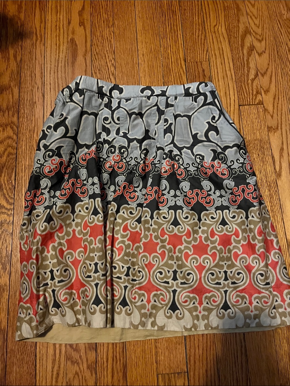 Printed Multi-Color A-Line Women's Skirt